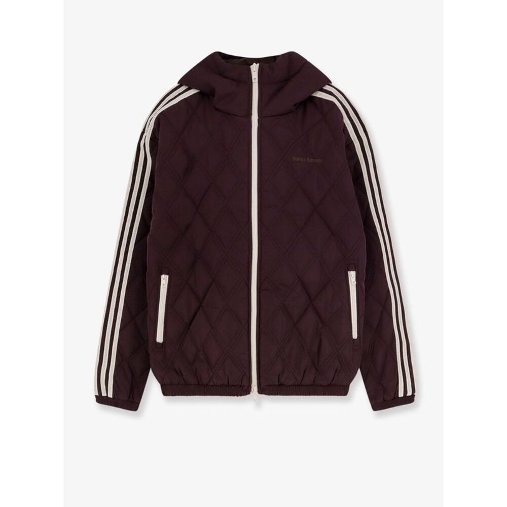 Adidas X Wales Bonner Women Nylon Down Jacket With Iconic Side Stripes